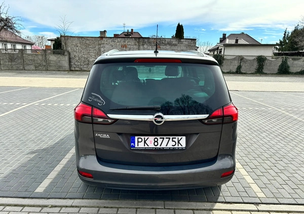 Opel Zafira cena 32900 przebieg: 197000, rok produkcji 2013 z Kalisz małe 211